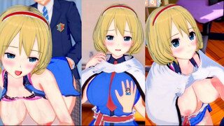[Hentai Game Koikatsu! ]Have sex with Touhou Big tits Alice Margatroid. 3DCG Erotic Anime Video.