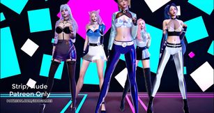Exid - DDD sexy Kpop dance Kda Ahri Akali Kaisa Evelynn Seraphine Kda all out