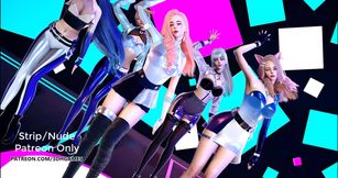 Exid - DDD sexy Kpop dance Kda Ahri Akali Kaisa Evelynn Seraphine Kda all out