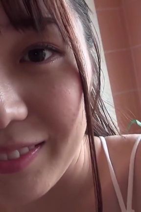 Slick Outdoor Tease with a Pink Tipped F Cup Beauty Soaked in Oil Part.3