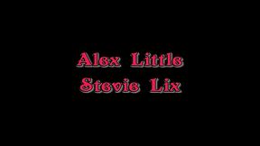 stevie lix and alex little lesbian pussy feast