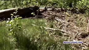 Outdoor cum into my stepsister