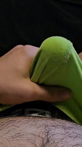 Cum in My Green Boxers!