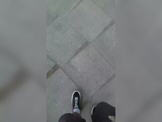 The girl was bored without her boyfriend, but I found something to cheer her up