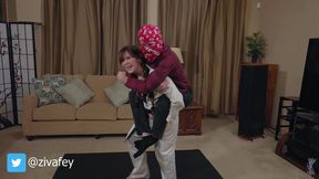 Ziva Fey Lifts And Carries Her 150 Lb Boyfriend