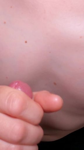 A Cute 18-year-old Girl Wants to Get Cummed on Her Tiny Tits!