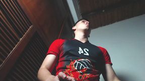 Masturbating and Showing My Cock up Close From Below Very Sensual