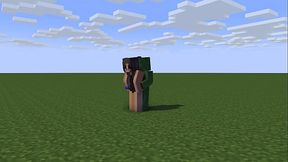zombie fucks egirl in swimsuit minecraft
