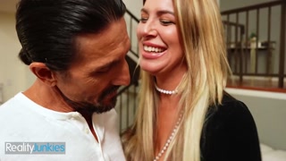 REALITYJUNKIES - Milf With Huge Tits Uses The Repair Man's Cock To Pleasure Her Wet Pussy