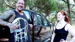 rob diesel meets fellow countryman vicki valkyrie and bangs her in the woods