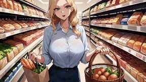 Sexy Grocery Shopping Facesitting in the Bread Aisle