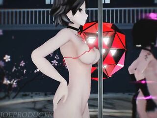 MMD R18 Mitsu And Kaat - Priceless Night Kiss 1100