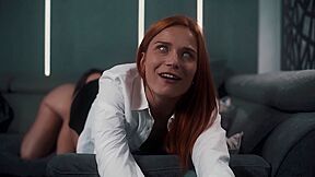 Lesbian Master And Slave - Brunette Boss Fucks Redhead Maid With Amirah Adara