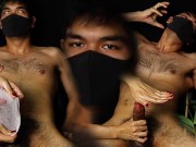 NEW FACE! HOT STRAIGHT GUY FIRST TIME CUMCONTROL CUM EXPLOSION 直男被玩大鸡吧喷射