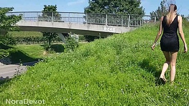 Risky Outdoor Public Fuck next to the Highway - NoraDevot