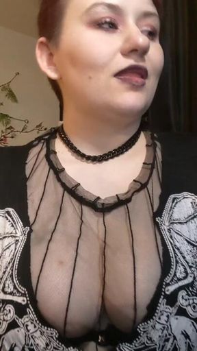 Goth Girl With Big Tits JOI