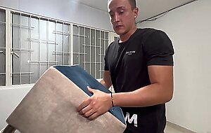 A slut pretends to be a model to show off her tight pussy to get fucked by her mother's photographer