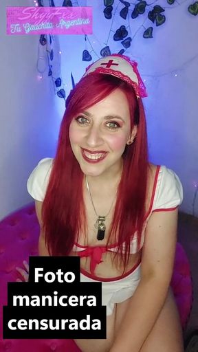 A Short Whistle Asks La Enfermera Gauchita for Her Professional Opinion! JOI Sph Argentina