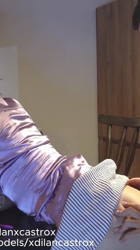 Straight Guy Fucks Twink in Skirt Bareback and Cums Inside Creampie