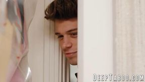 Pretty Izzy Wilde screams as hunk Michael Delray stretches her pussy