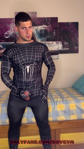 Watch Thiisthis Spiderman Has a Big Cumming Cock