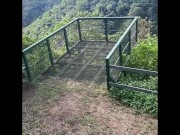 4K Risky Masturbation at Viewpoint