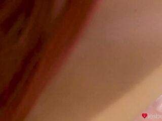 Large titties redhead eats her ally&#039;s enchanting snatch - Lesbea