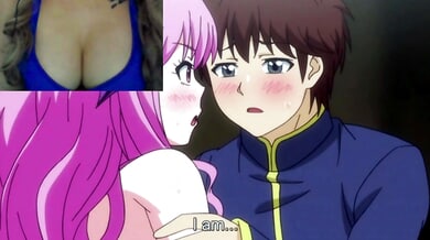 Pink-haired anime succubus takes it from behind in a vivid fantasy scene