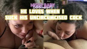 Small Uncircumcised Cock Blowjob
