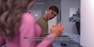 My Bimbo Dream - Masturbating and Cumming Hard Over My Stepmom's New Big Fake Tits