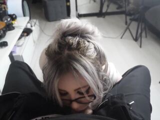 Now I'm going to screw my secretary's mouth and giant butt hard.