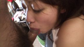 Japanese MILF shivers and squeals with pleasure
