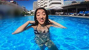 Argentinian Slut Is Picked Up From The Swimming Pool And Fucked In Her Hotel Room