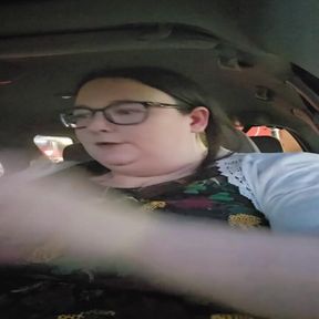 SSBBW HAND FED FAST FOOD IN CAR BY FEEDER