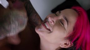 filme completo: cosporn - gostosa tatuada fazendo cosplay de bulma dando para o goku com mila spook