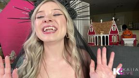 vampire queen sniffs you out, drinks & turns you into forever slave