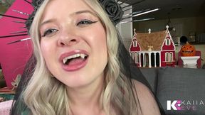 vampire queen sniffs you out, drinks & turns you into forever slave