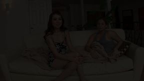 kat dior and daisy leon share wet passionate kisses