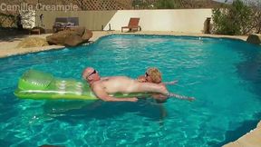 fucking in the swimming pool once again