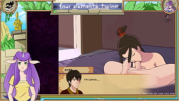 Avatar the last Airbender Four Elements Trainer Part 39 Azula blowjob