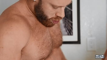 Kane Fox Awakes To Pee And Saw Daddy Brogan Coming and He Hides and have Doggysstyle - MEN