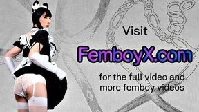 Alternative femboi in stockings