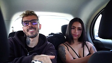 Latin hairy colombian girl in her first hardcore fuck fest episode