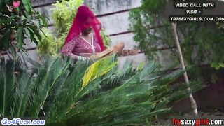 Two Malik with Desi village Kamwali Bai Alone at Home Full Sex Hindi Audio Outdoor Se