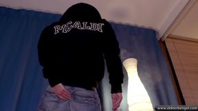 Chav smoking and riding big dildo - Picaldi, Shox