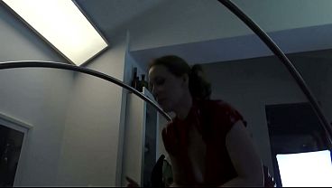 Latex Milf Mistress Foot-Hand-Milking!