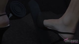 Antique Crank Show - An Animated Pedal Pumping Clip