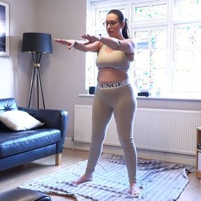 Auntjudys - Nerdy Busty MILF Kitty Kat - Hot Yoga Workout