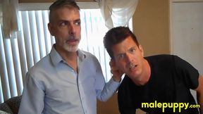 Stepson Jeff Drizzle got an ear pulling torment as a punishment from his step dad