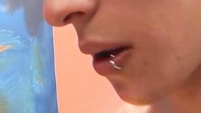 ”Adorable latino homosexual receives butt drilling & cums”